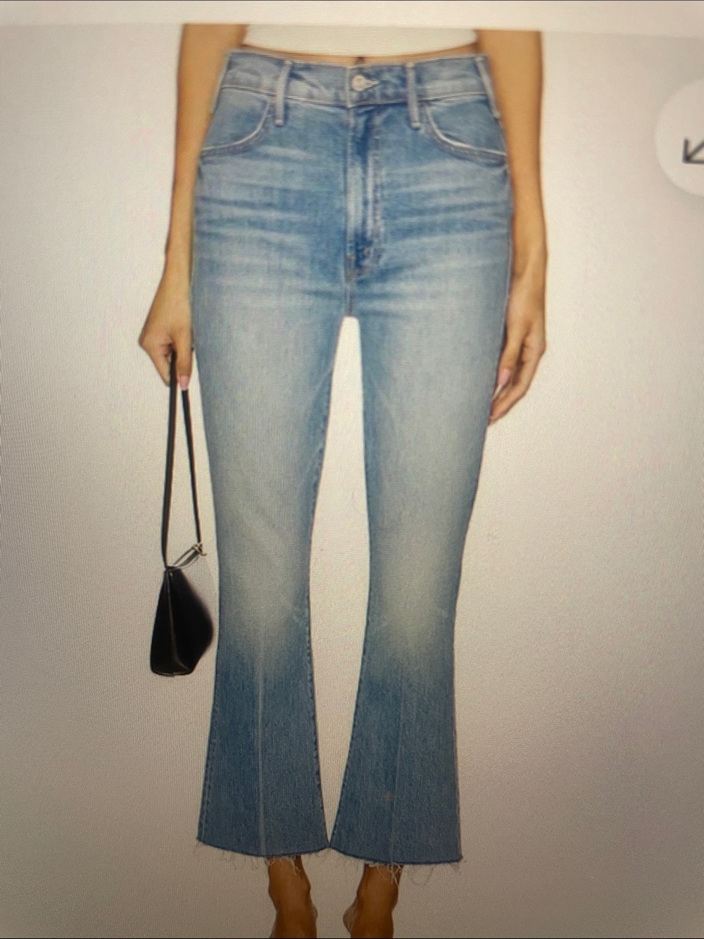 Mother The Hustler ankle fray in No Offense But was sz 26